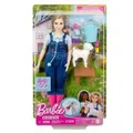 Produktbild: Barbie-Puppe zum 65. Jubiläum und 10 Zubehörteile, Hoftierärztin-Set mit Bl