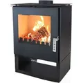 Produktbild: Kaminofen modern model Rheia, Energieeffizienz A 80.20%, 5 kW, 510 x 420 x 748 mm - Schwarz
