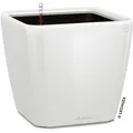 Produktbild: Lechuza Übertopf QUADRO LS 50, weiß hochglanz, 50 x 47 x 50 cm, aus Kunststoff, für innen und außen, Wasserspeicher und Innentopf