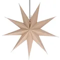 Produktbild: Faltbarer Advents Leucht Papierstern, Weihnachtsstern 60 cm - Atlantis, Creme-weiß, Star Fensterdeko