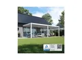 Produktbild: Weide Deluxe Plus Wand Pergola Voll Aluminium 4 x 8 M Lamellendach Weiß?