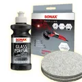 Produktbild: SONAX Glaspolitur Set - 250ml Glass Polish + 2x 127mm Filzpad Polierpad
