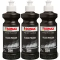 Produktbild: 3x 250ml SONAX PROFILINE GLASPOLITUR SCHEIBENPOLITUR GLASS POLISH