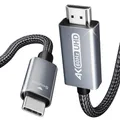 Produktbild: BENFEI USB C auf HDMI Kabel 1,8m(4K@60Hz, 2k@165Hz), USB Typ C auf HDMI [kompatibel Thunderbolt 3/4/5] für iPhone 15 Pro/Max MacBook Pro/Air 2023 iPad Pro iMac S23 XPS 17 usw