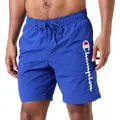 Produktbild: Champion Herren Legacy Icons Beachshorts-Crinkle Taslon Contrast Logo Bermuda Badehose, Elektrischblau, L