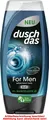Produktbild: duschdas 3in1 Duschgel & Shampoo For Men, 225 ml Flasche