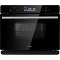 Produktbild: Klarstein MasterFresh Dampfbackofen - Stand-Dampfgarer, 24 Liter, 230 °C, 1,4 Liter Wassertank, Dampfgaren: 1100W, Backofen: 1900W, TouchControl, ... - Schwarz