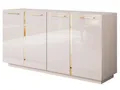 Produktbild: yourhouse24 Kommode 4D ONYX Kaschmir Sideboard Goldene Beine