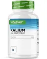 Produktbild: vit4ever Kalium - 365 Kapseln mit 800 mg elementarem Kalium (aus Kaliumcitrat) pro Tagesdosis - vegan, hochdosiert, ohne Zusätze