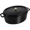 Produktbild: Staub La Cocotte Cocotte 41 cm, oval, Schwarz, Gusseisen