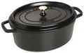 Produktbild: STAUB Cocotte, Gusseisen Bräter, Alle Herdarten inkl Induktion, Oval 41 cm, 12 L, Schwarz