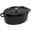 Produktbild: Staub La Cocotte 41cm oval schwarz, Gusseisen