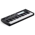 Produktbild: Novation Launchkey 49 [MK4] – USB/MIDI-Controller-Keyboard mit 49 halb gewichteten Tasten und DAW-Integration. Akkord-/Skalenmodi, 8 Drum-Pads und Arpeggiator. Inkl. Musikproduktions-Software-Bundle