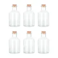 Produktbild: Magic Season Dekorative Glasflaschen - 150 ml Runde Flasche (6 Stück mit Korkverschluss)