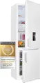 Produktbild: Exquisit Kühl-Gefrierkombination KGC265-70-H-WS-010E | 268l | Gefrierfach unten | Wasserspender | LED | Weiß, D (Spektrum A bis G)