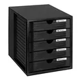 Produktbild: HAN Schubladenbox System-Box schwarz 1450-13D, DIN A4 mit 5 Schubladen, 1 St.