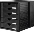 Produktbild: HAN Systembox 1450-13 Schubladenbox Schwarz DIN A4, DIN C4 Anzahl der Schubfächer: 5