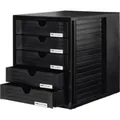 Produktbild: HAN Schubladenbox Systembox 1450-13 DIN C4 5Schubfächer sw