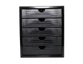 Produktbild: HAN Schubladenbox System-Box schwarz 5 Schubladen 1450-13