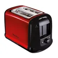 Produktbild: Moulinex LT261D Metallicrot-Schwarz Toaster Aufknusperfunktion 850 Watt