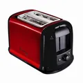 Produktbild: Moulinex Toaster 2 Scheiben Rot Edelstahl 850W mit Brötchenaufsatz
