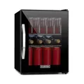 Produktbild: Klarstein Beersafe M Onyx Kühlschrank 33 Liter 2 Böden Panoramaglastür 10034847