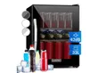 Produktbild: Klarstein Getränkekühlschrank Beersafe M Onyx Getränkekühlschrank 33 L Glastür schwarz, 55.2 cm hoch, 40.3 cm breit, Mini Kühlschrank ohne Gefrierfach klein Getränkekühlschrank Glastür