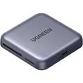 Produktbild: Ugreen 3-in-1 Memory Card Reader CM898 - USB-C / MagSafe / SD & TF - Black (USB-C) (65095)