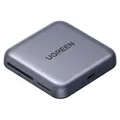 Produktbild: UGREEN 3-in-1-Speicherkartenlesegerät CM898 – USB-C / MagSafe / SD & TF – Schwarz - Schwarz