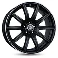Produktbild: KESKIN WHEELS KT16 DYNAMIC matt black lip polish 8.0Jx18 5x112 ET30 3000083489
