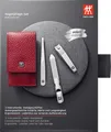 Produktbild: ZWILLING Beauty Taschen-Etui, Rindleder, rot, 3-tlg. Maniküre-Set 97683-003-0