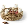 Produktbild: BOSCHENDAL moderner Adventskranz - filigrane Struktur L - 55 cm
