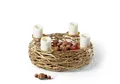 Produktbild: Philippi BOSCHENDAL Adventskranz S aus Stahl gold, D 40 cm, Design, Kerzenhalter