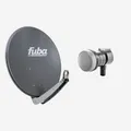 Produktbild: Fuba 65cm Satellitenschüssel anthrazit Set Single LNB 1 Teilnehmer (HDTV,4K/8K)