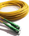 Produktbild: Elfcam - Glasfaserkabel SC-APC auf SC-APC - 25 m (Gelb), Hochleistungs-Patchkabel, 9/125 µm Singlemode, Kompatibel mit Livebox, SFR Box, Bbox, Mobistar
