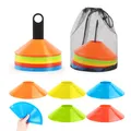 Produktbild: Fussball Hütchen Set 5 Farben hütchen Fussball Set mit Ständer und Netztasche...