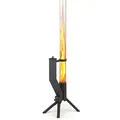 Produktbild: GARDENFLARE Feuerrohr aus Edelstahl in Schwarz für Outdoor-Bereiche