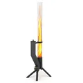 Produktbild: Feuerrohr Klassik – Edelstahl Feuersäule und Pelletfackel für Tolles Ambiente...