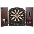 Produktbild: VEVOR Dartboard- und Schrankset Home Dart Board Center Dartscheibe 34,3 cm, verstaubarer Dartschrank mit elektronischer Punktezählung & einfacher Montage, komplett mit sämtlichem Zubehör Party