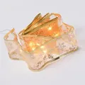 Produktbild: MARELIDA LED Seidenband Geschenkband Schleifenband 30 LED 2,7m Batterie gold