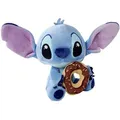 Produktbild: Disney Plüschfigur Stitch mit Doughnut 25 cm Blau