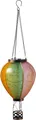 Produktbild: Northpoint LED Solar Laterne Heißluftballon Windlicht Kunststoff Garten Dekoration Solarpanel (Grün Pink Türkis Blau Gelb Orange Blumenmuster)