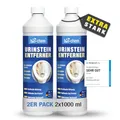 Produktbild: bio-chem Urinsteinentferner EXTRA STARK - 2x 1000 ML - Extrem kraftvoller & hochkonzentrierter Profi WC-Reiniger - Entfernt mühelos hartnäckigste Ablagerungen und Gerüche - Made in Germany