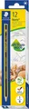 Produktbild: 12 Bleistifte Staedtler Noris 120- 1 B Stift Grafitstift Schwarz Bürobedarf 3726