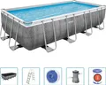 Produktbild: Bestway Power Steel Pool-Set Rechteckig 488×244×122 cm