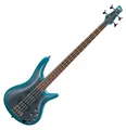 Produktbild: Schlanker, aktiver 4-Saiter Soundgear E-Bass von Ibanez in Cerulean Aura Burst