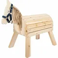 Produktbild: Small Foot 12313 Holzpferd kompakt, Reitpferd mit Halfter