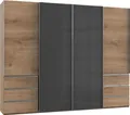 Produktbild: Schwebetürenschrank Kleiderschrank Level 4-türig mit Schubladen Ausführung wählbar