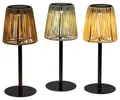 Produktbild: formano 3er Set Solar LED Gartenlampe Rattan Optik Solarleuchten Außen Outdoor