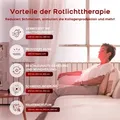 Produktbild: LIROMA® Rotlichttherapie RL120 - 7 Wellenlängen - LED-Infrarotlampe - Infrarottherapie - Lichttherapie - Kollagenlampe - Fibromyalgie
